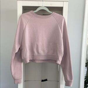 Nike - Pink Cropped Sweatshirt - size M